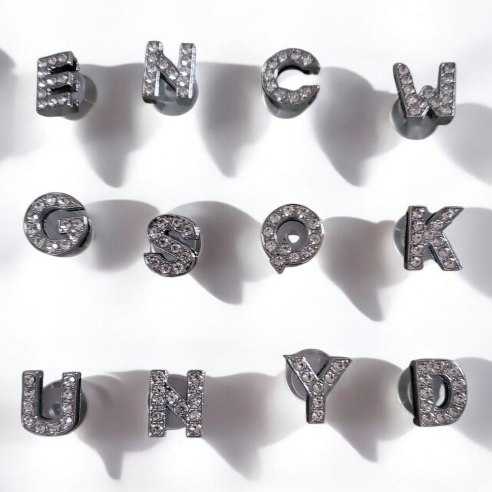 Alphabet Croc Charms